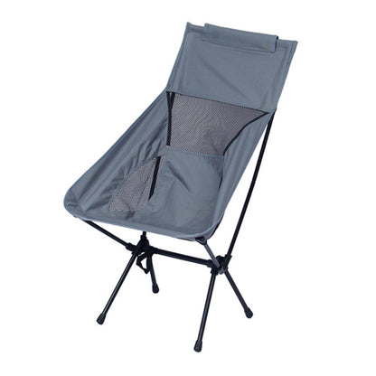 Large Outdoor Camping Leisure Beach Portable Folding Chair, Large(Navy Blue), Large (White), Large(Black), Large(Grey)