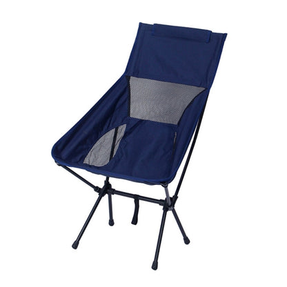 Large Outdoor Camping Leisure Beach Portable Folding Chair, Large(Navy Blue), Large (White), Large(Black), Large(Grey)