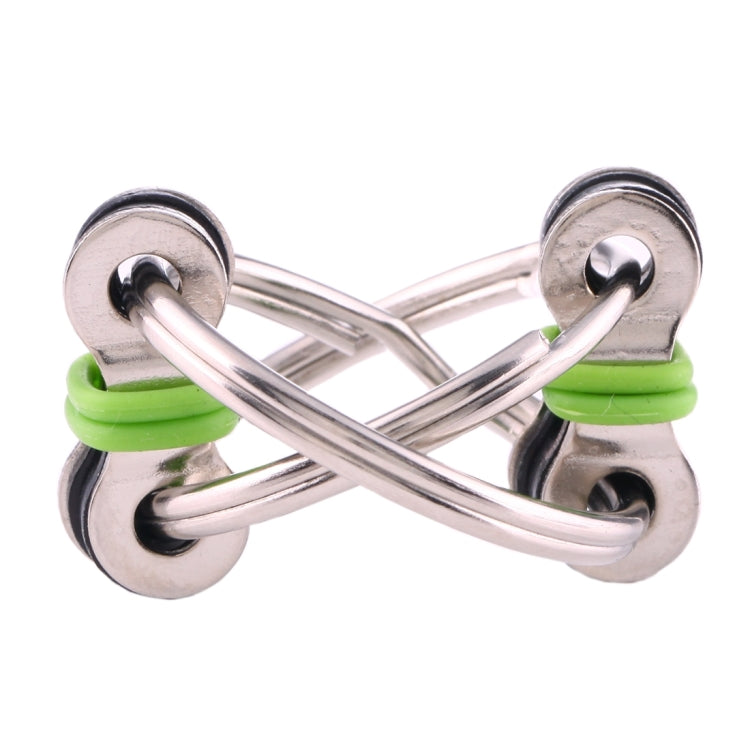 Lot de 4 porte-clés Tri-Spinner anti-anxiété, jouet EDC pour l'autisme et le TDAH