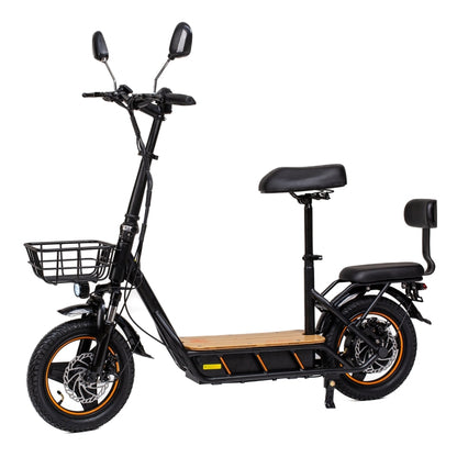 KuKirin C1 Pro 500W 48V 26Ah Electric Offroad Scooter with 14 inch Tires & Rear Seat, EU Plug, C1 Pro