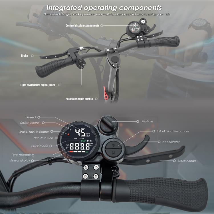 Kukirin M4 Max 800W Three-speed Folding Electric Scooter with 10 inch Vacuum Tires, EU Plug(Black), M4 Max