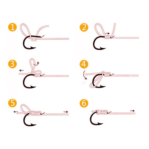 ISE 500 hameçons barbelés de pêche tailles mixtes, 3-12#