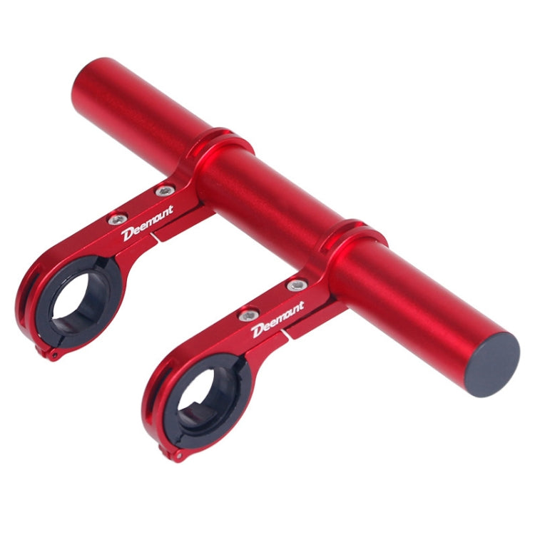 HLD-208 Prolongateur de cintre en alliage d'aluminium pour vélo de montagne, support de lampe de poche, Alliage Rouge