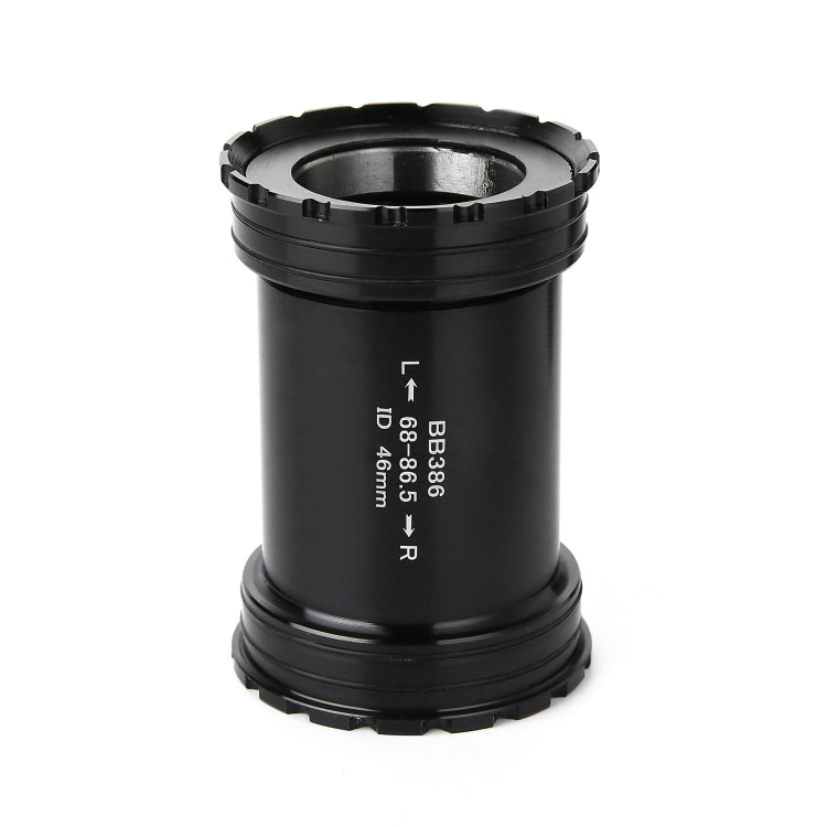 Boîtier de pédalier BB386 Press Fit style, pour boîtiers de 68 à 86,5 mm, compatible VTT SRAM / Rotor / FSA, BB386