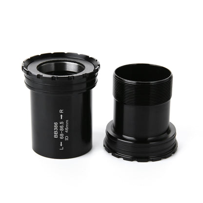 Boîtier de pédalier BB386 Press Fit style, pour boîtiers de 68 à 86,5 mm, compatible VTT SRAM / Rotor / FSA, BB386