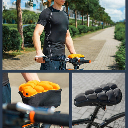 BC-203 1.0 M Size Bicycle Foldable Inflatable Airbag Cushion Seat Cover with Inflator, BC-203 1.0 M, BC-203