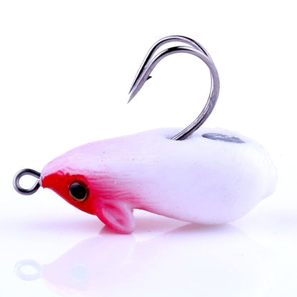 HENGJIA Appât de pêche biomimétique souris 5cm, livraison couleur aléatoire, souris