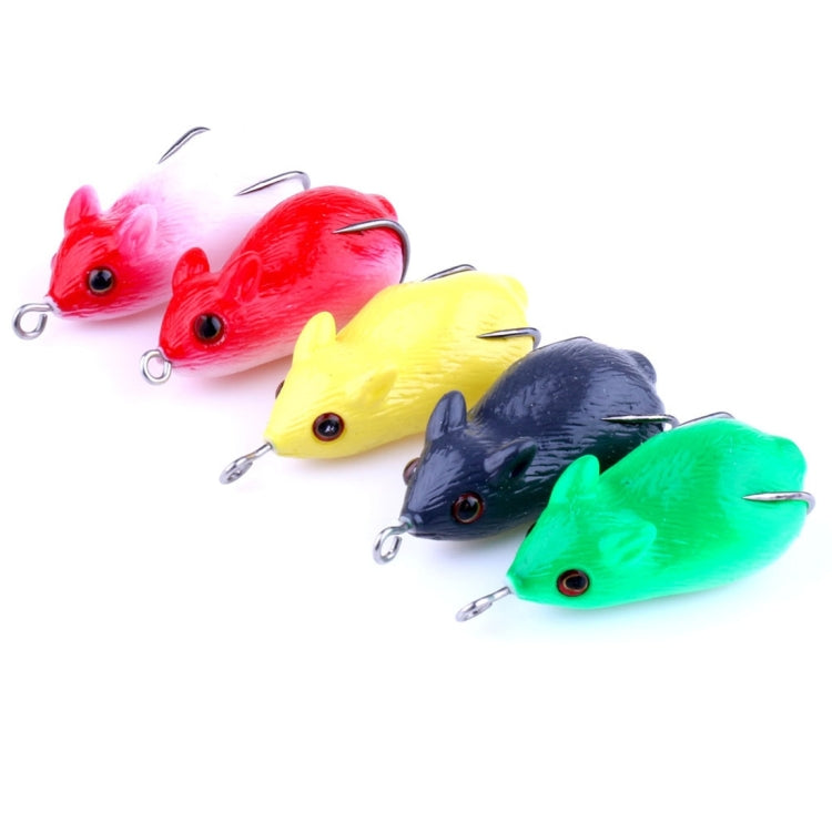 HENGJIA Appât de pêche biomimétique souris 5cm, livraison couleur aléatoire, souris