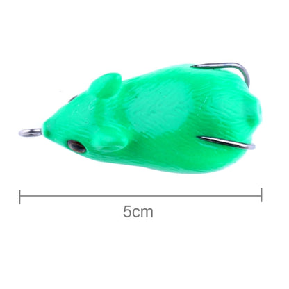 HENGJIA Appât de pêche biomimétique souris 5cm, livraison couleur aléatoire, souris