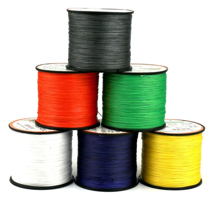 HENGJIA 8.0# 0.50mm 80LB 40.8kg Tension 500m Tresse de Pêche PE 4 Brins Extra Forte Ligne de Cerf-Volant, 8.0# 0.50mm 80LB