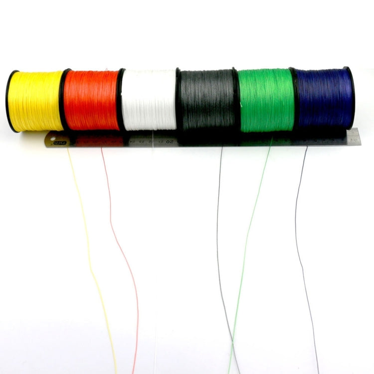 HENGJIA 6.0# 0.40mm 60LB 27.2kg Tension 500m Ligne de pêche tressée en PE à 4 brins extra forte Ligne de cerf-volant, 6.0# 0.40mm 60LB