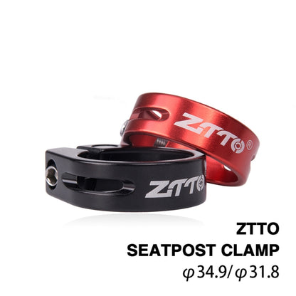 Collier de serrage de tige de selle de vélo de route ZTTO VTT en alliage d'aluminium, pièces de vélo, diamètre : 31,8 mm, 31,8 mm