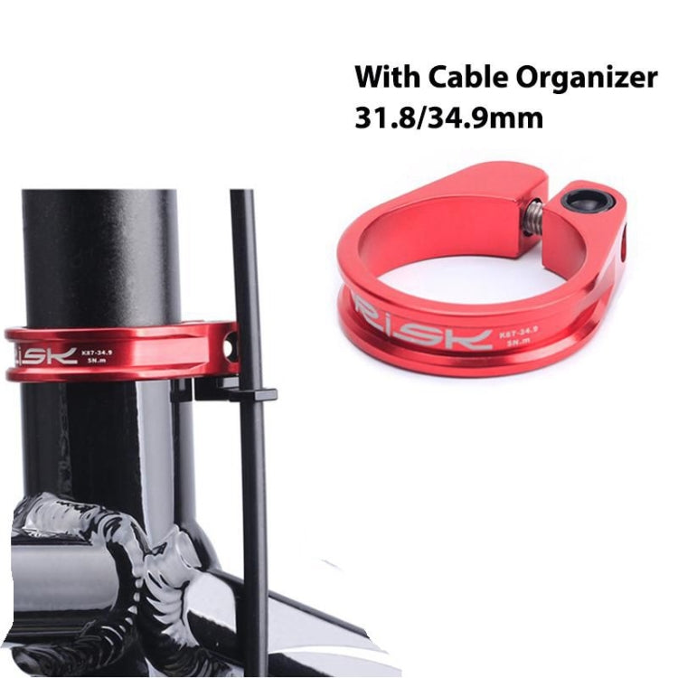 Collier de serrage de tige de selle de vélo de route ZTTO VTT en alliage d'aluminium, pièces de vélo, diamètre : 31,8 mm, 31,8 mm