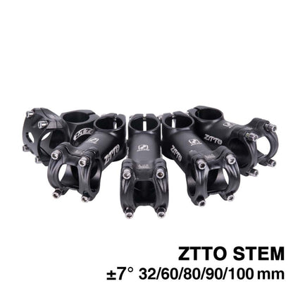 Potence de guidon de vélo ZTTO, tige légère 100 mm, 100 mm