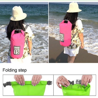 Outdoor Waterproof Dry Dual Shoulder Strap Bag Dry Sack, Capacity: 10L, 10L
