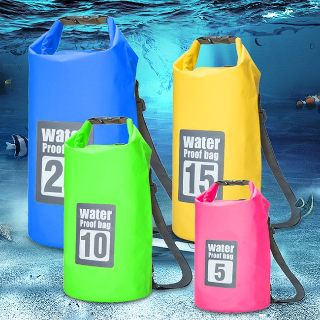 Outdoor Waterproof Dry Dual Shoulder Strap Bag Dry Sack, Capacity: 10L, 10L