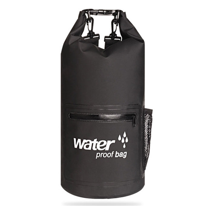 Sac étanche sec extérieur à double bandoulière, sac baril en PVC, capacité : 10L, 10L