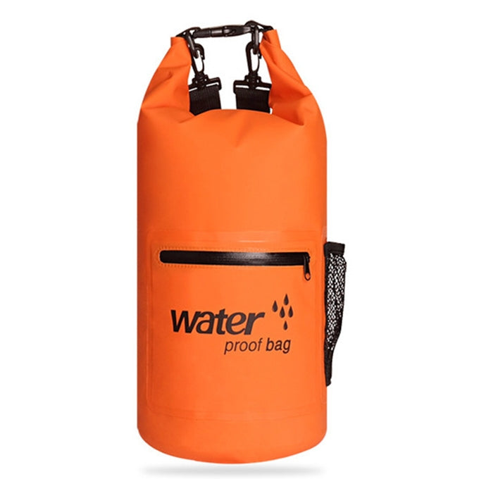 Sac étanche sec extérieur à double bandoulière, sac baril en PVC, capacité : 10L, 10L