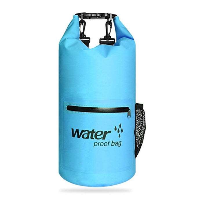Sac étanche sec extérieur à double bandoulière, sac baril en PVC, capacité : 10L, 10L