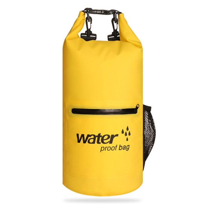 Sac étanche sec extérieur à double bandoulière, sac baril en PVC, capacité : 10L, 10L