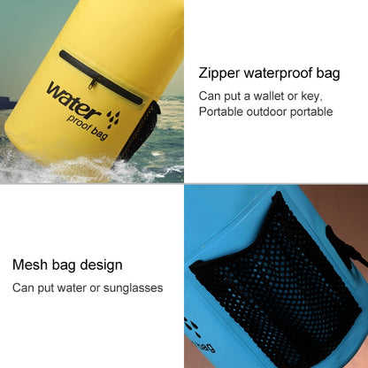 Sac étanche sec extérieur à double bandoulière, sac baril en PVC, capacité : 10L, 10L