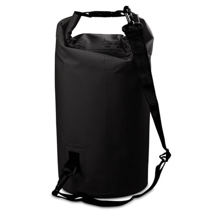Sac étanche cylindrique en PVC pour une épaule, sac sec, capacité: 15L, capacité: 15L (rose), capacité: 15L (vert), capacité: 15L (bleu ciel), capacité: 15L (jaune), capacité: 15L (noir), capacité: 15L (bleu foncé), capacité: 15L (orange)