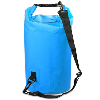Sac étanche cylindrique en PVC pour une épaule, sac sec, capacité: 15L, capacité: 15L (rose), capacité: 15L (vert), capacité: 15L (bleu ciel), capacité: 15L (jaune), capacité: 15L (noir), capacité: 15L (bleu foncé), capacité: 15L (orange)