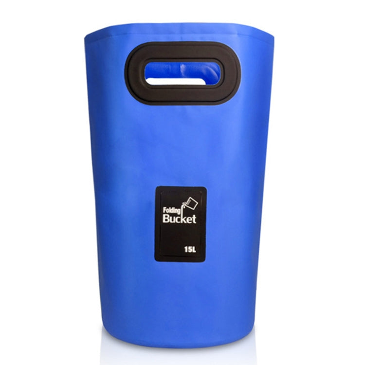 Outdoor Portable Folding Sink PVC Collapsible Bucket, Capacity: 15L, 15L Sky Blue, 15L Yellow, 15L Black, 15L Dark Blue, 15L Orange, 15L Green, 15L Rose Red