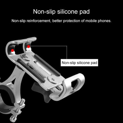 Universal nicht drehbarer Aluminiumlegierungs-Befestigungsrahmen Motorrad-Fahrrad-Handyhalterung
