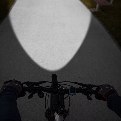 5W Mountain Bike Headlight Charging Zoom Glare Waterproof Flashlight Set Car Headlight + Taillight (Set Five), Set Five