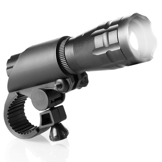 5W Mountain Bike Headlight Charging Zoom Glare Waterproof Flashlight (Set Seven), Set Seven