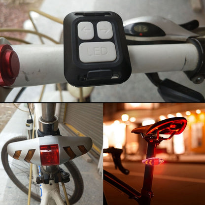 Feu arrière de vélo intelligent avec télécommande sans fil et clignotants, rechargeable par USB
