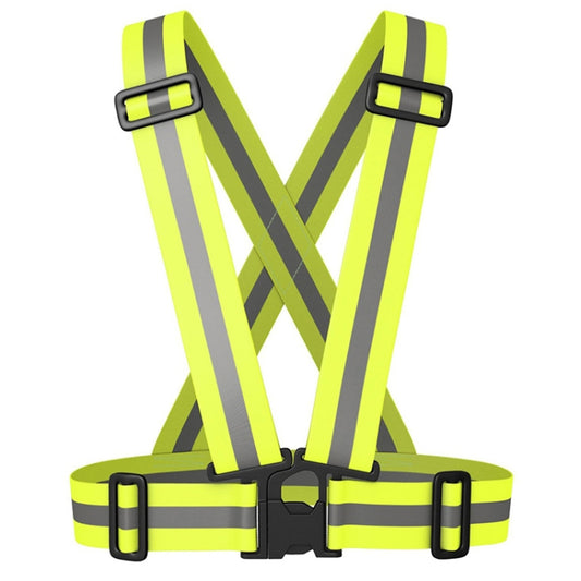 Night Riding Running Reflective Safety Vest (Neon Green), Night Riding Vest