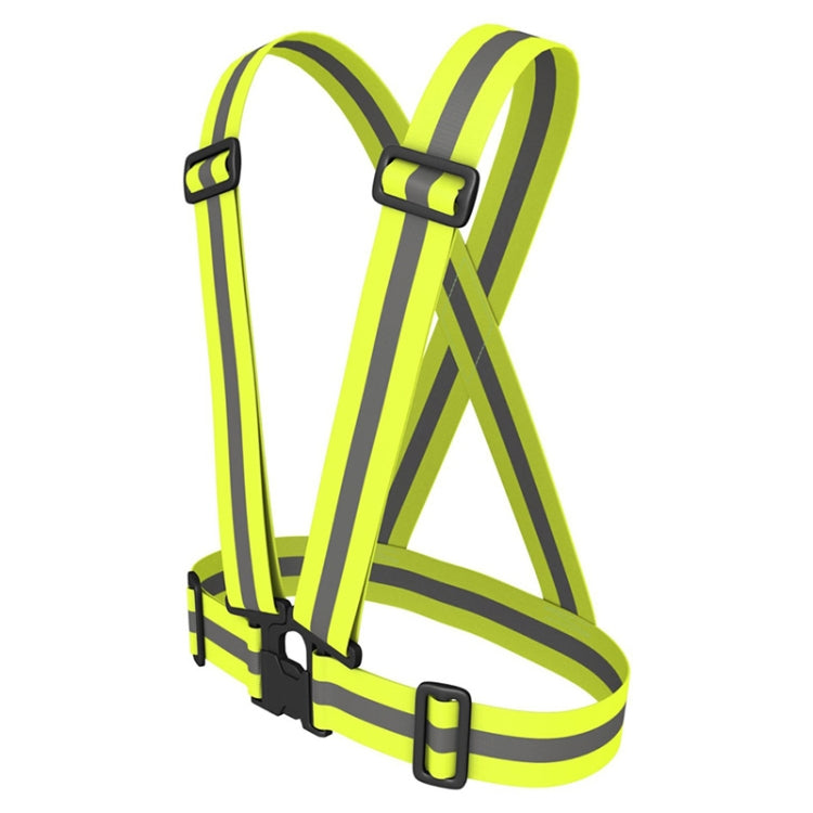 Night Riding Running Reflective Safety Vest (Neon Green), Night Riding Vest