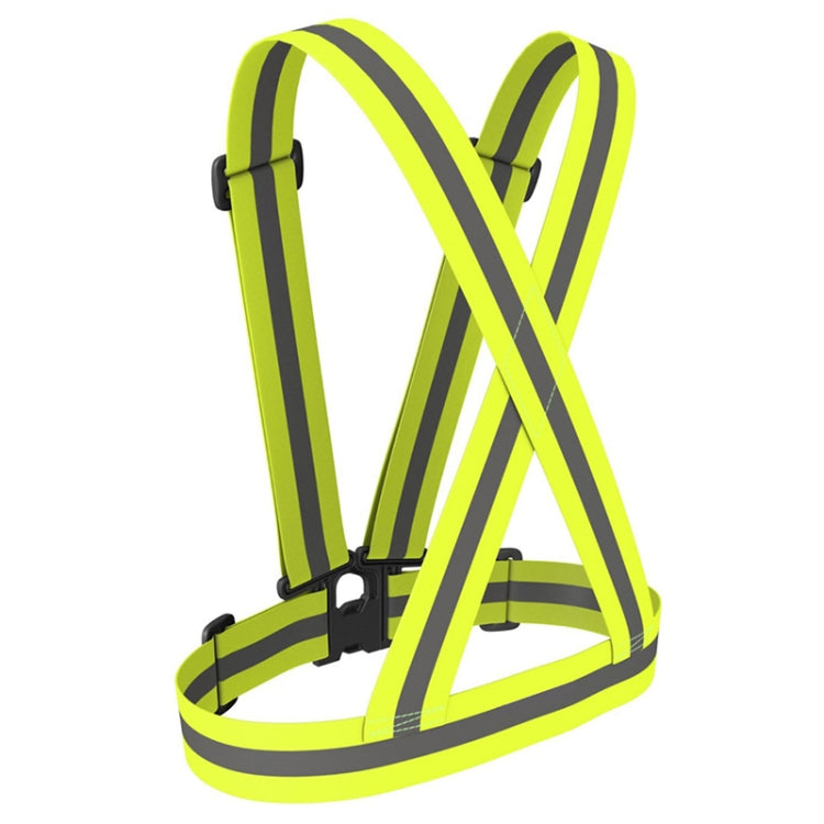 Night Riding Running Reflective Safety Vest (Neon Green), Night Riding Vest