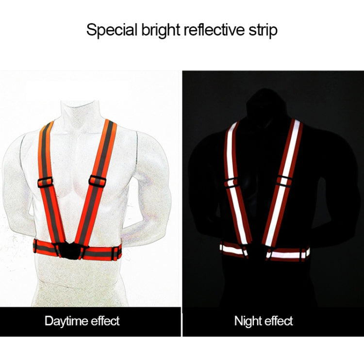 Night Riding Running Reflective Safety Vest (Neon Green), Night Riding Vest