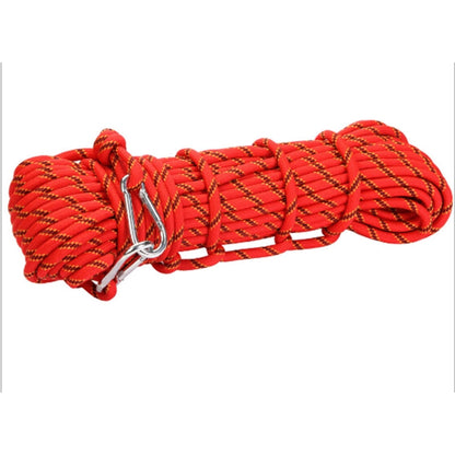 Corde auxiliaire d'escalade Corde statique Corde de sécurité de sauvetage, Longueur : 15m Diamètre : 10mm, Longueur : 15m Diamètre : 10mm