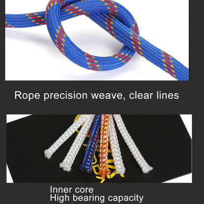 Corde auxiliaire d'escalade Corde statique Corde de sécurité pour sauvetage, Longueur : 10m Diamètre : 10mm, Longueur : 10m Diamètre : 10mm