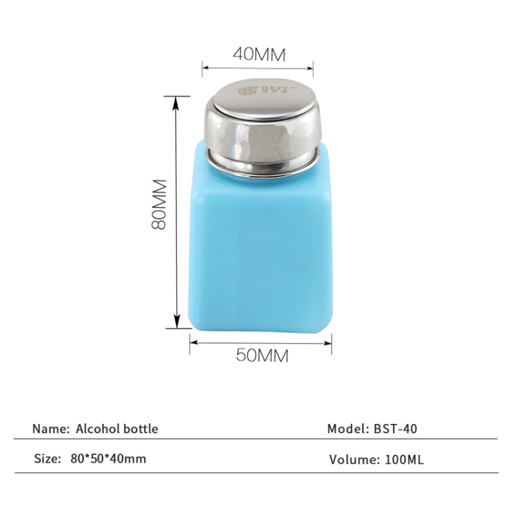 BEST-40 100ML Alcohol Bottle, Random Color Delivery
