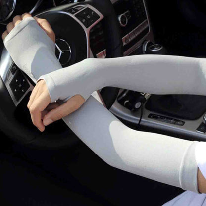 5 Boîtes Manches en Soie Glacée Nouveau Style Frais et Cool Protection Anti-UV, Style Doigts Ouverts, Style Doigts Ouverts