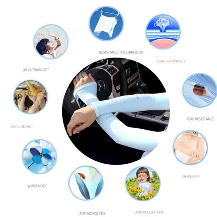5 Boîtes Manches en soie glacée nouveau style Frais et Cool Protection UV Manchons de bras, style ordinaire, style ordinaire