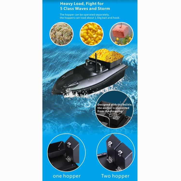 Bateau de pêche avec appât, D13C, double entrepôt multifonctionnel, télécommande, bateau de nidification, D13C