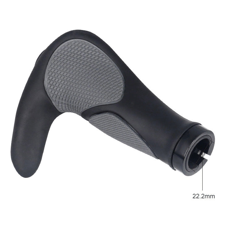 DEEMOUNT BGP110 Poignée de Guidon de Vélo VTT en Caoutchouc, Version avec Cornes, Version avec Cornes