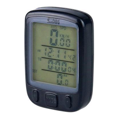 SUNDING 563C Bike Bicycle Waterproof Wireless LCD Screen Luminous Mileage Speedometer Odometer, English Version, 563C(Black), 563C(Blue), 563C (Yellow)