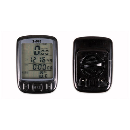 SUNDING 563A Bike Bicycle Waterproof Wired LCD Screen Luminous Mileage Speedometer Odometer, Chinese Version, 563A, Chinese Version