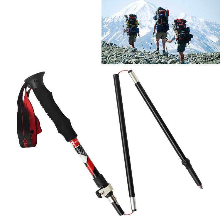5 Node Portable Foldable Aluminium Alloy Alpenstocks Trekking Poles, Folding Length : 35CM, Folding Length : 35CM (Blue), Folding Length : 35CM (Red), Folding Length : 35CM (Black), Folding Length : 35CM (Green)