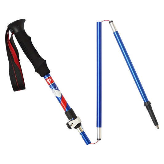 5 Node Portable Foldable Aluminium Alloy Alpenstocks Trekking Poles, Folding Length : 35CM, Folding Length : 35CM (Blue), Folding Length : 35CM (Red), Folding Length : 35CM (Black), Folding Length : 35CM (Green)