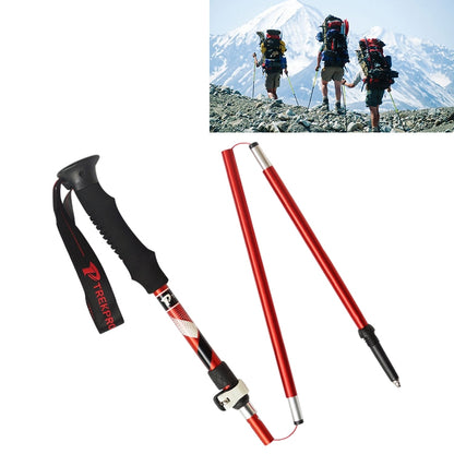 5 Node Portable Foldable Aluminium Alloy Alpenstocks Trekking Poles, Folding Length : 35CM, Folding Length : 35CM (Blue), Folding Length : 35CM (Red), Folding Length : 35CM (Black), Folding Length : 35CM (Green)