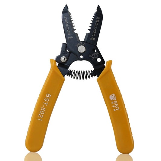 BEST-5021 0.6 ~ 2.6mm Pince à sertir portable, pince à dénuder les fils, BEST-5021