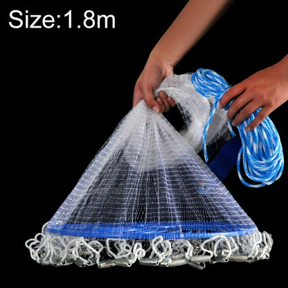 360 Flying Disc Monofilament Fishing Net, Height: 1.8m, 360 Flying Disc Monofilament